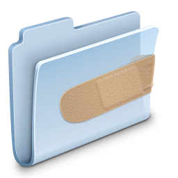 Patched Folder Icon, Patched Folder,Agua Extras vol. 1,System,