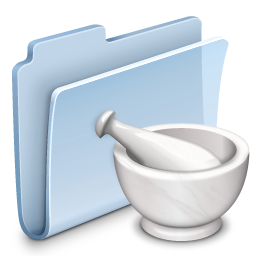 Recipes Folder Badged Icon, Recipes Folder Badged,Agua Extras vol. 1,System,