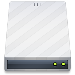 Striped Disk Icon, Striped Disk,Agua Extras vol. 1,System,