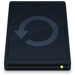 Time Machine Drive Onyx Icon, Time Machine Drive Onyx,Agua Extras vol. 1,System,