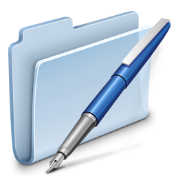 Vectors Folder Badged Icon, Vectors Folder Badged,Agua Extras vol. 1,System,