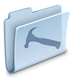 Developer Folder Icon, Developer Folder,Agua,System,