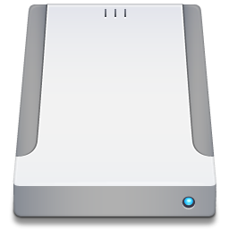 External Drive Icon, External Drive,Agua,System,