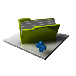 Folder Add Icon, Folder Add,Alerts,System,blue,green