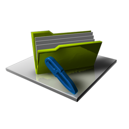 Folder Edit Icon, Folder Edit,Alerts,System,blue,green