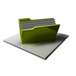 Folder Icon, Folder,Alerts,System,blue,green