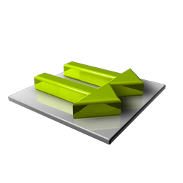 Green Arrows Right Icon, Green Arrows Right,Alerts,System,blue,green