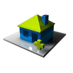 Home Blue Add Icon, Home Blue Add,Alerts,System,blue,green