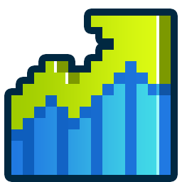 iPhone Stocks Icon, iPhone Stocks,Arcade Daze Apps Vol. 1,System,
