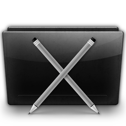 Apps Folder Icon, Apps Folder,Black Glossy,System,http://thepm34.deviantart.com/art/Black-Glossy-Icon-Set-86511604