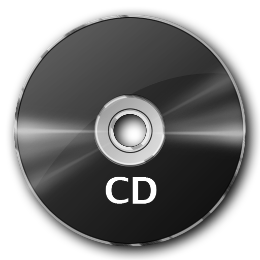CD Icon, CD,Black Glossy,System,http://thepm34.deviantart.com/art/Black-Glossy-Icon-Set-86511604