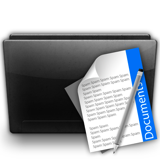 Documentss Folder Icon, Documentss Folder,Black Glossy,System,http://thepm34.deviantart.com/art/Black-Glossy-Icon-Set-86511604