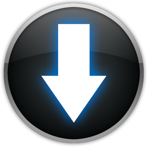 Downloads Icon, Downloads,Black Glossy,System,http://thepm34.deviantart.com/art/Black-Glossy-Icon-Set-86511604