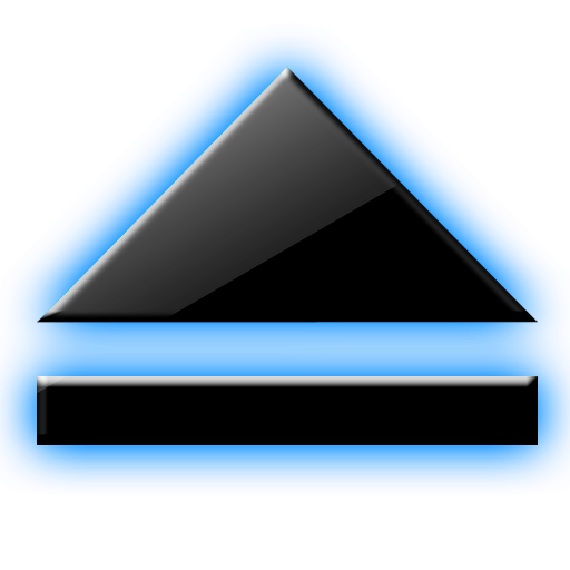 Eject Icon, Eject,Black Glossy,System,http://thepm34.deviantart.com/art/Black-Glossy-Icon-Set-86511604