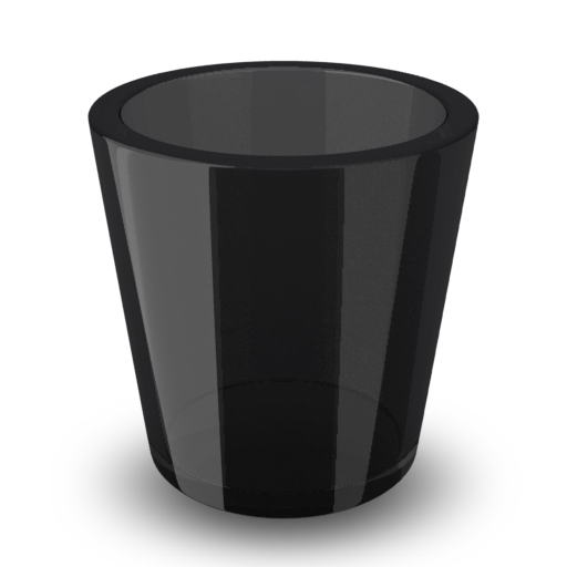 Empty Trash Icon, Empty Trash,Black Glossy,System,http://thepm34.deviantart.com/art/Black-Glossy-Icon-Set-86511604