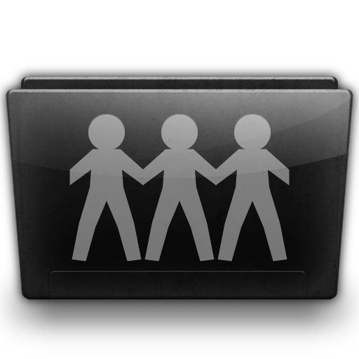 Folder share Icon, Folder share,Black Glossy,System,http://thepm34.deviantart.com/art/Black-Glossy-Icon-Set-86511604