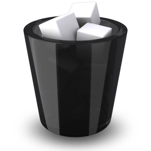 Full Trash Icon, Full Trash,Black Glossy,System,http://thepm34.deviantart.com/art/Black-Glossy-Icon-Set-86511604