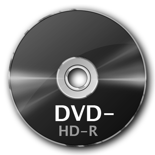 HD DVD R Icon, HD DVD R,Black Glossy,System,http://thepm34.deviantart.com/art/Black-Glossy-Icon-Set-86511604