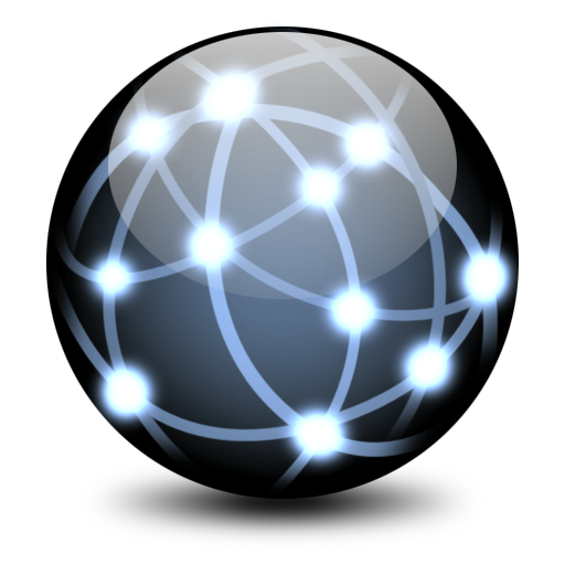 Network Icon, Network,Black Glossy,System,http://thepm34.deviantart.com/art/Black-Glossy-Icon-Set-86511604