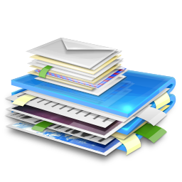 blue folder Icon, blue folder,Blue 1,System