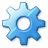 Configuration Icon, Configuration,Blue,System