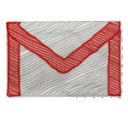 gmail Icon, gmail,Color Stroked,System