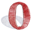 opera Icon, opera,Color Stroked,System