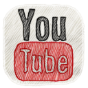 you tube Icon, you tube,Color Stroked,System