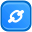 Link Blue Icon, Link Blue,Colored Developers Button,System,
