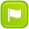 flag Green Icon, flag Green,Colored Developers Button,System,