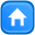 home Blue Icon, home Blue,Colored Developers Button,System,