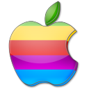 Apple multicolor Icon, Apple multicolor,Cristal Intense,System
