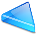 Action arrow blue left Icon, Action arrow blue left,Crystal Clear,System