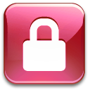 Action lock pink Icon, Action lock pink,Crystal Clear,System