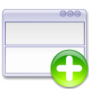 Action view bottom Icon, Action view bottom,Crystal Clear,System