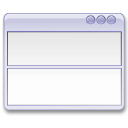 Action view top bottom Icon, Action view top bottom,Crystal Clear,System