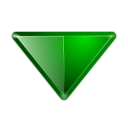 Actions arrow down Icon, Actions arrow down,Crystal Clear,System