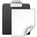Actions edit paste Icon, Actions edit paste,Crystal Clear,System