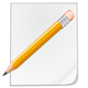 Actions edit Icon, Actions edit,Crystal Clear,System
