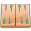 App backgammon Icon, App backgammon,Crystal Clear,System