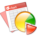 App chart Icon, App chart,Crystal Clear,System