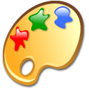 App colors Icon, App colors,Crystal Clear,System