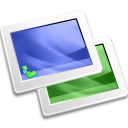 App desktop share Icon, App desktop share,Crystal Clear,System