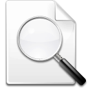 App document find Icon, App document find,Crystal Clear,System