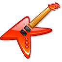 App guitar Icon, App guitar,Crystal Clear,System