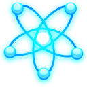 App katomic atom Icon, App katomic atom,Crystal Clear,System
