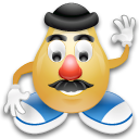 App katuberling potatoman Icon, App katuberling potatoman,Crystal Clear,System