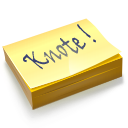 App knotes sticker Icon, App knotes sticker,Crystal Clear,System