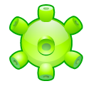 App virus detected 2 Icon, App virus detected 2,Crystal Clear,System