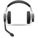 App voice support headset Icon, App voice support headset,Crystal Clear,System